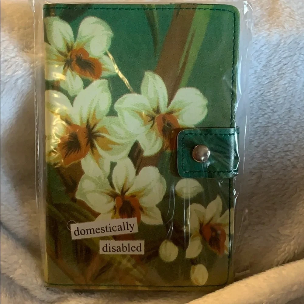 Anne Taintor notebook cover“domestically disabled”